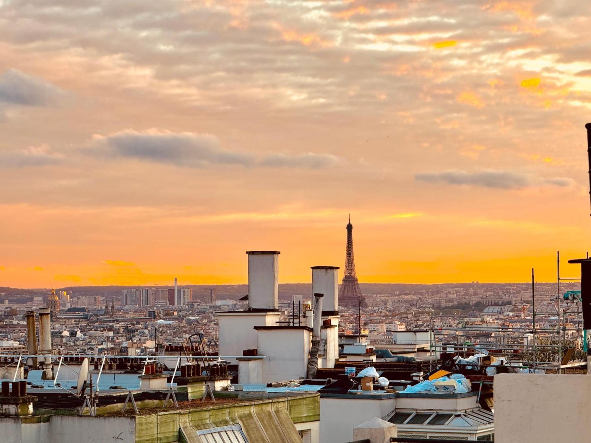 Apartment Direct Views Of Eiffel Tower & Sacre-Coeur From Mezzanine - 10 Mins To Paris Center 외부 사진